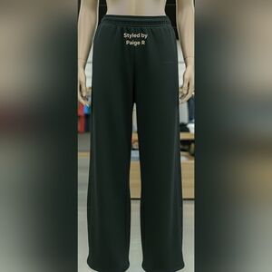 💕NEW NIKESKIMS Matte Tricot Side Snap Oversized Track Pants Black OBSIDIAN S